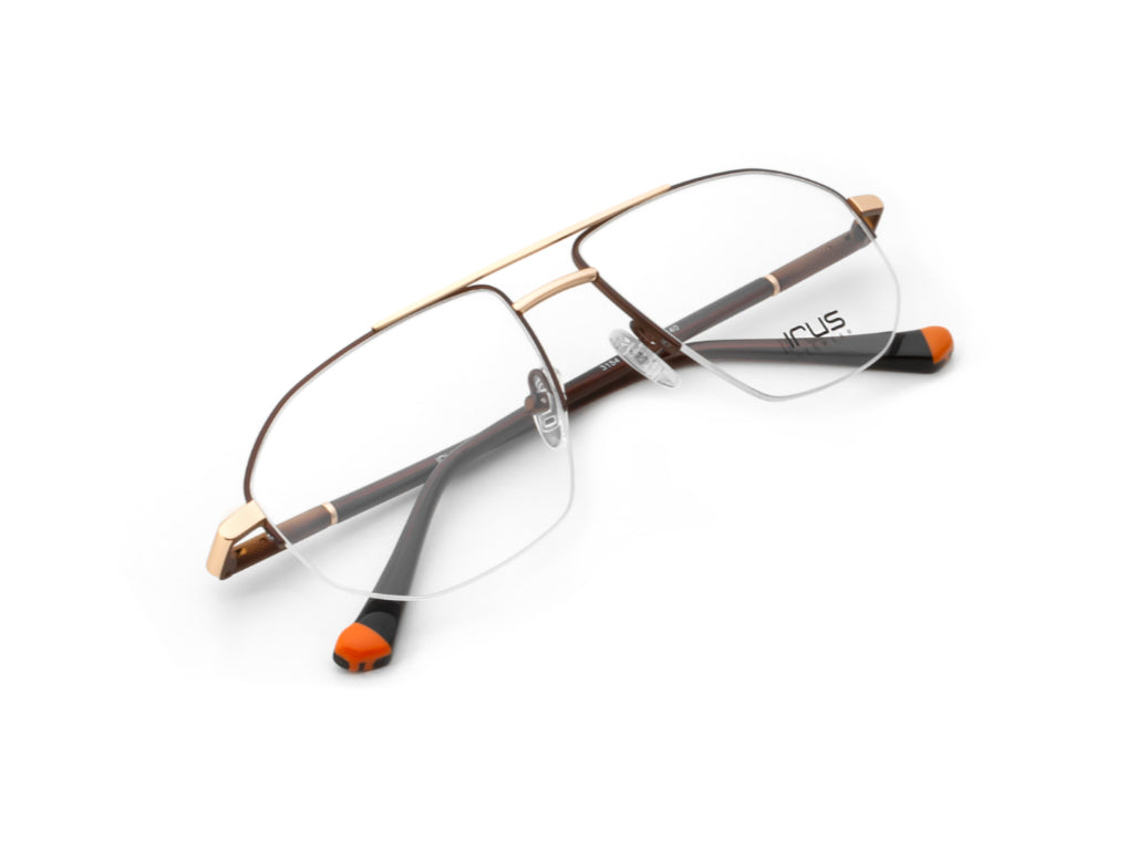 IRUS 3154 Men Hexagon Frames