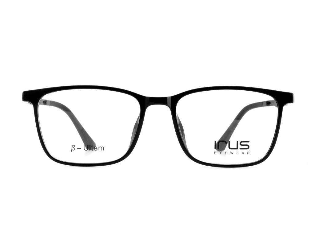 IRUS 3178 Men Square Clip-on Frames