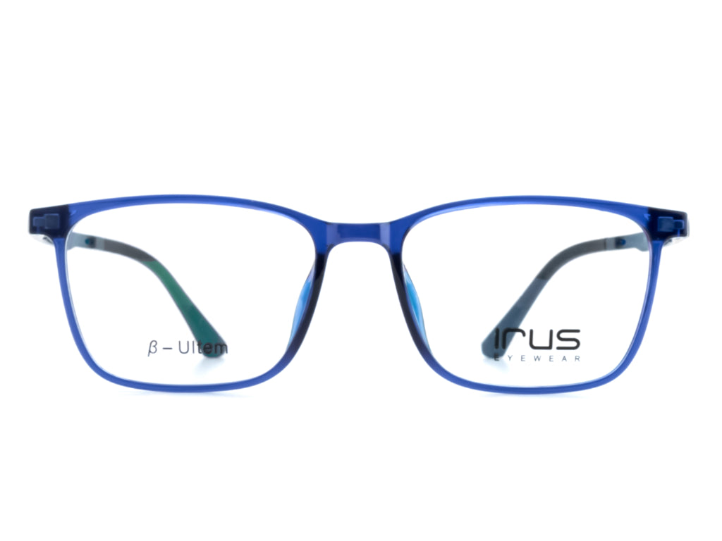 IRUS 3178 Men Square Clip-on Frames