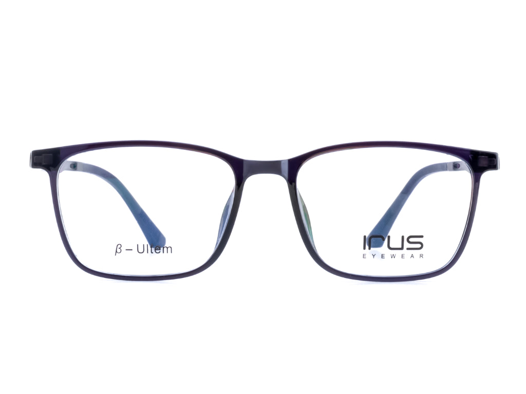 IRUS 3178 Men Square Clip-on Frames