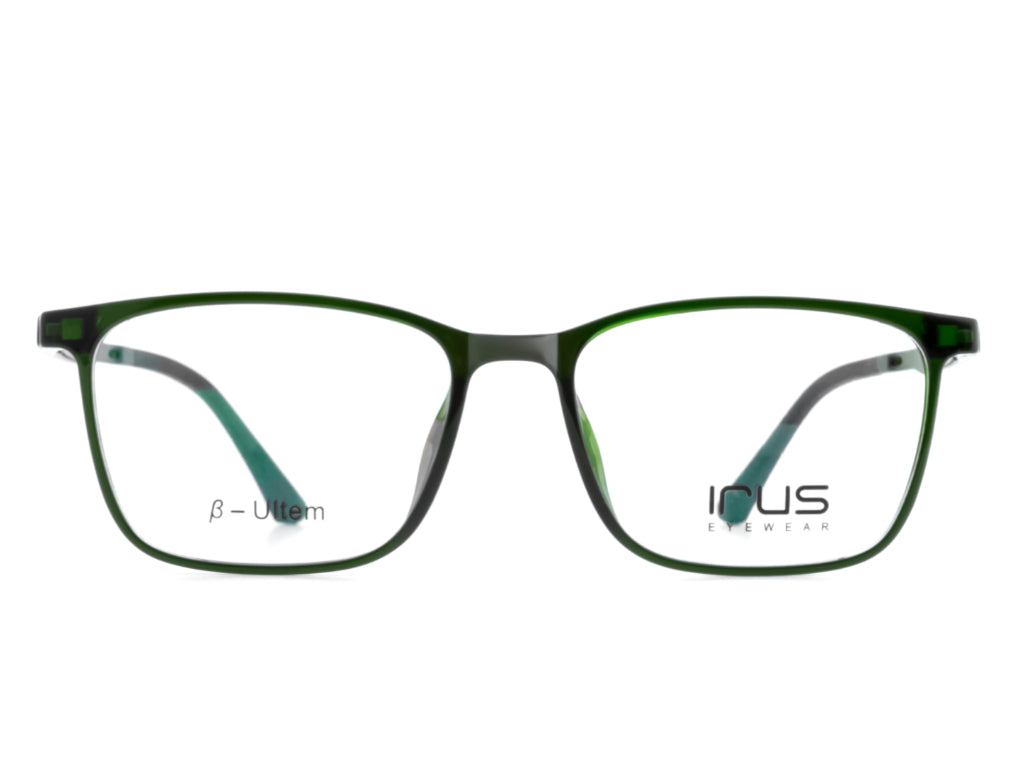 IRUS 3178 Men Square Clip-on Frames