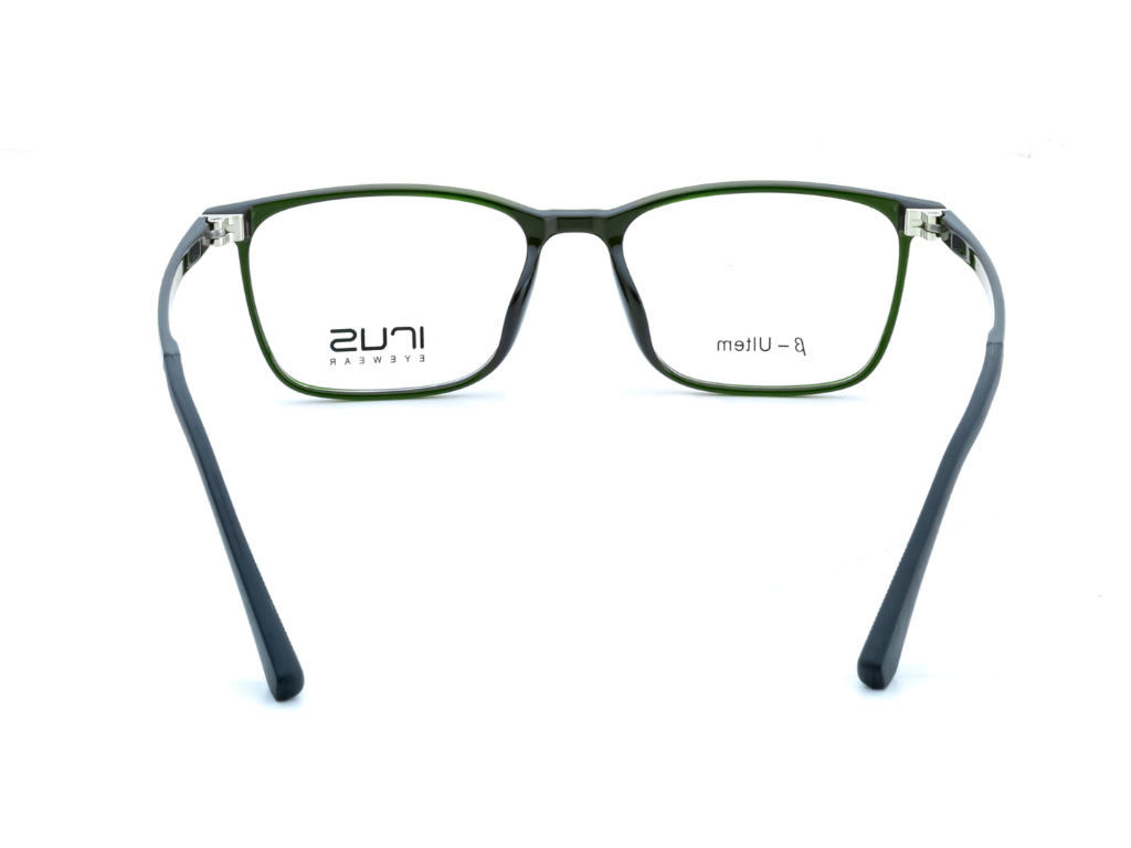IRUS 3178 Men Square Clip-on Frames