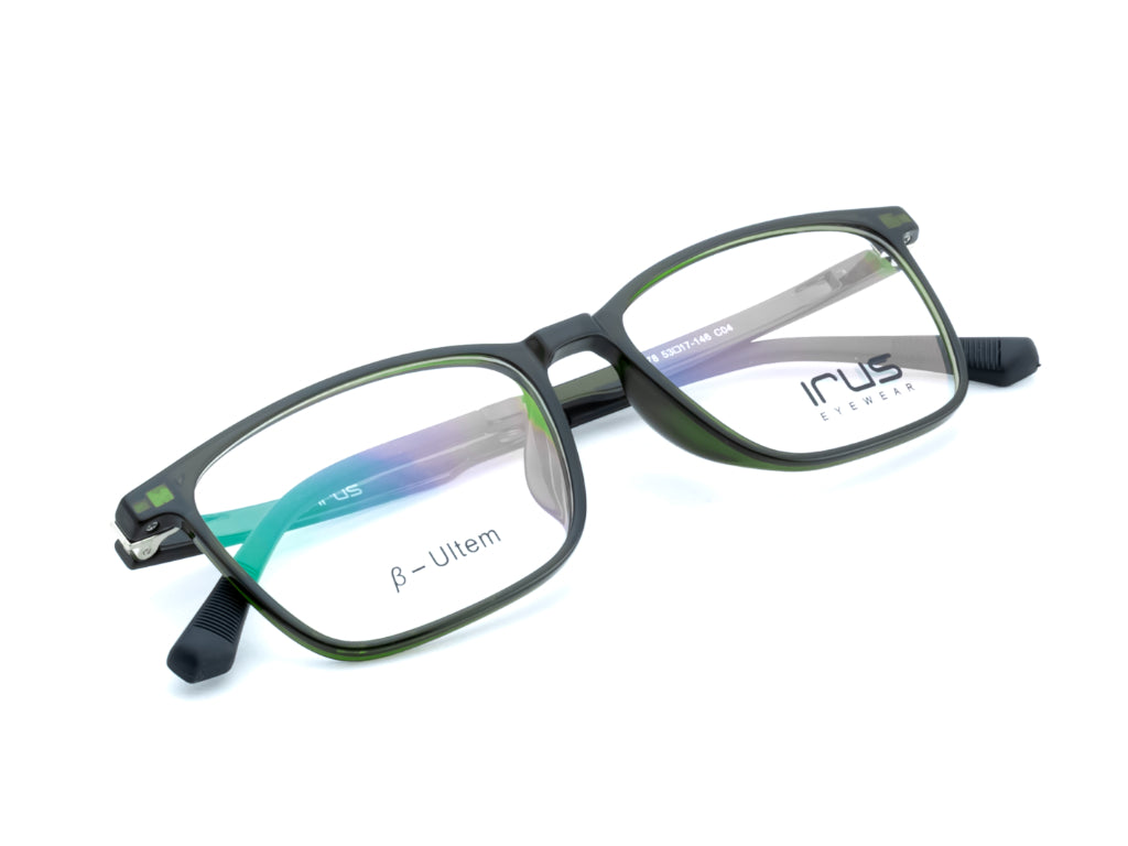 IRUS 3178 Men Square Clip-on Frames