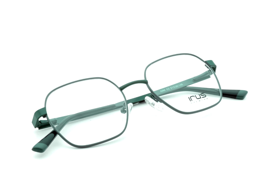 IRUS 3264 Men Hexagonal Frames