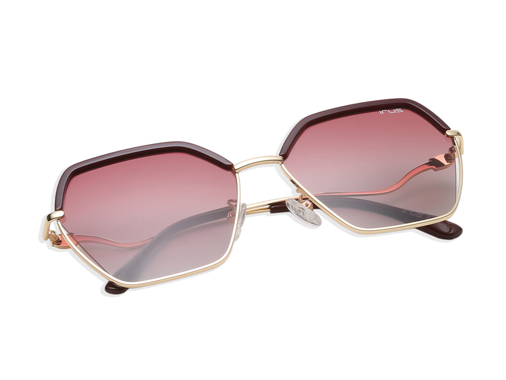 IRUS S1161 Women Hexagon Sunglasses