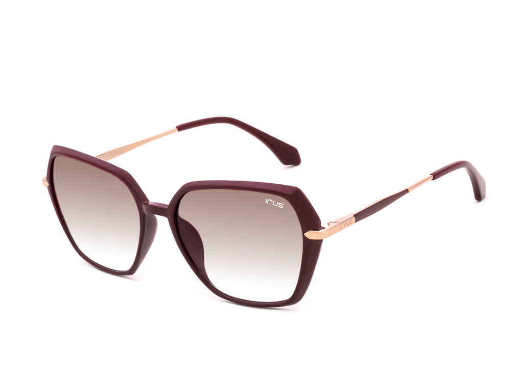 IRUS S1186 Women Hexagon Sunglasses