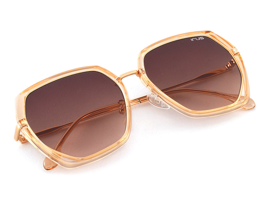 IRUS S1187 Women Hexagon Sunglasses