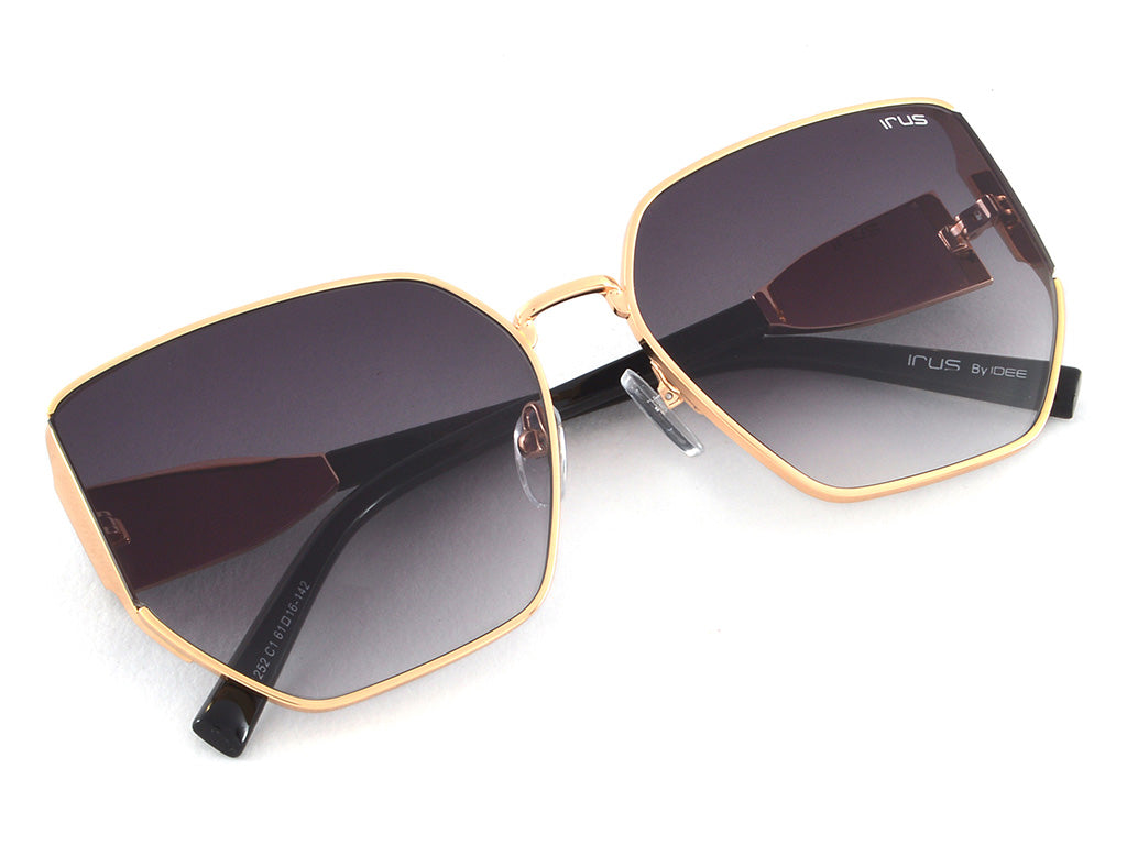 IRUS S1252 Women Hexagon Sunglasses