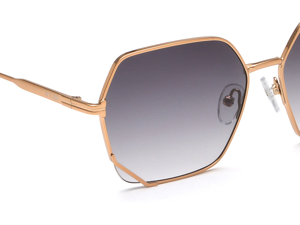 IRUS S1255 Women Hexagon Sunglasses
