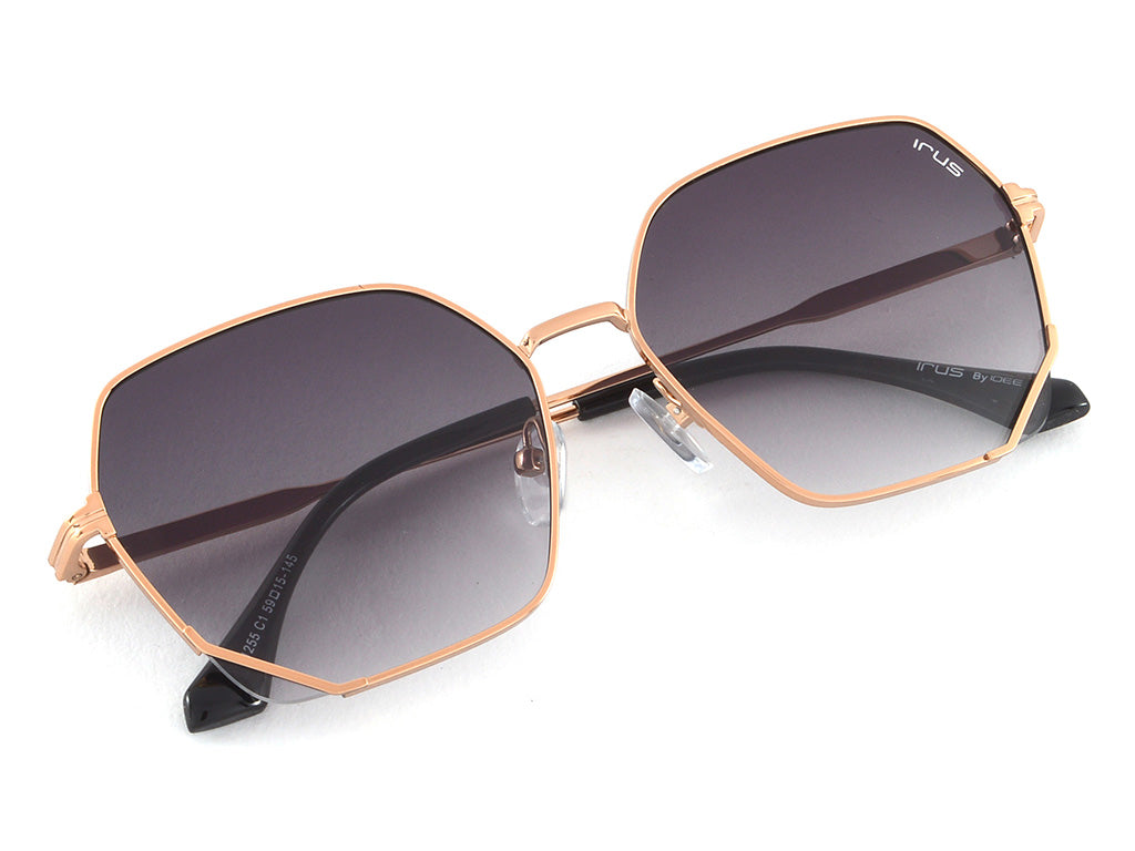 IRUS S1255 Women Hexagon Sunglasses