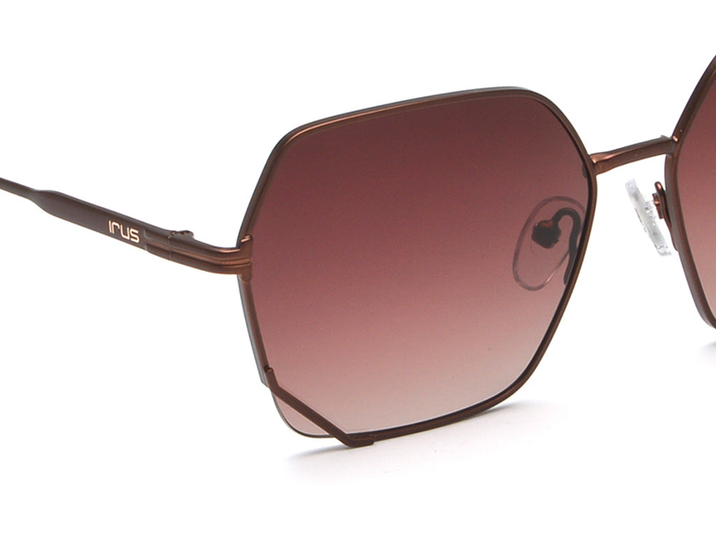 IRUS S1255 Women Hexagon Sunglasses