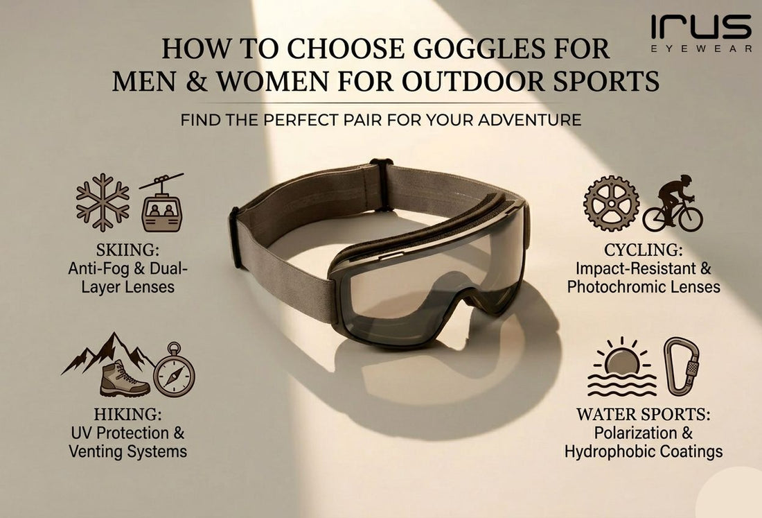 How to Choose Goggles for Men and Women for Outdoor Sports