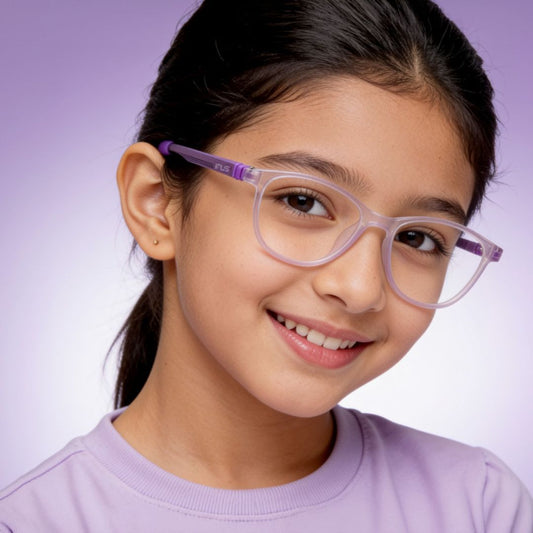 IRUS Y502 Girls Oval Frames for Kids