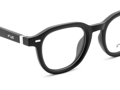 IRUS 3507 Men Oval Clip-On Frames with 5 Clip-Ons