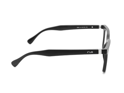 IRUS 3508 Men Square Clip-On Frames with 5 Clip-Ons
