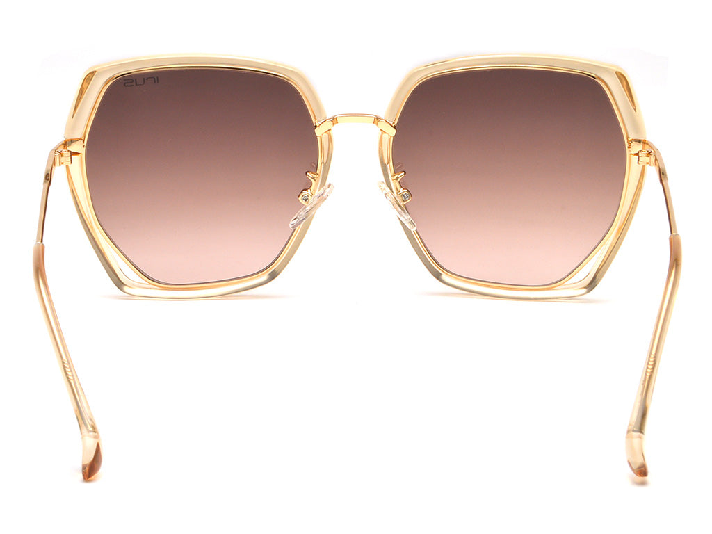 IRUS 1187 Women Hexagonal Sunglasses