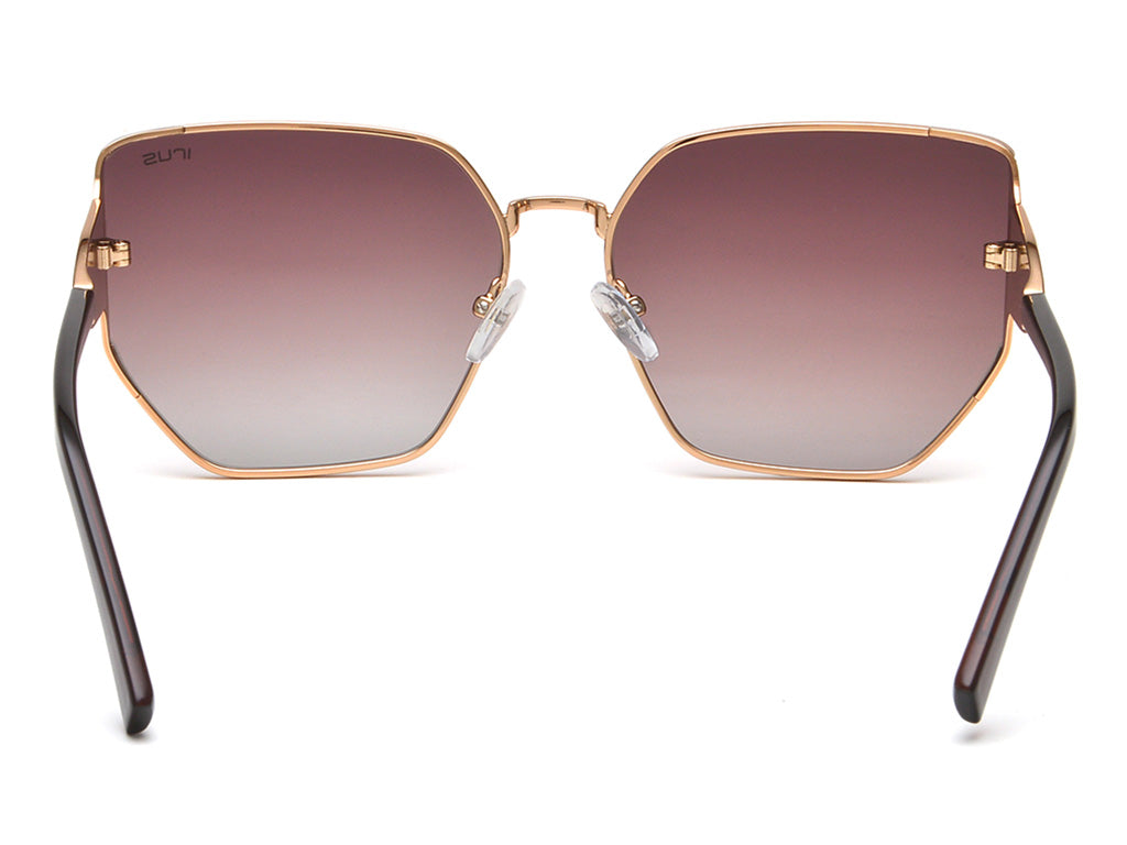 IRUS 1252 Women Hexagonal Sunglasses