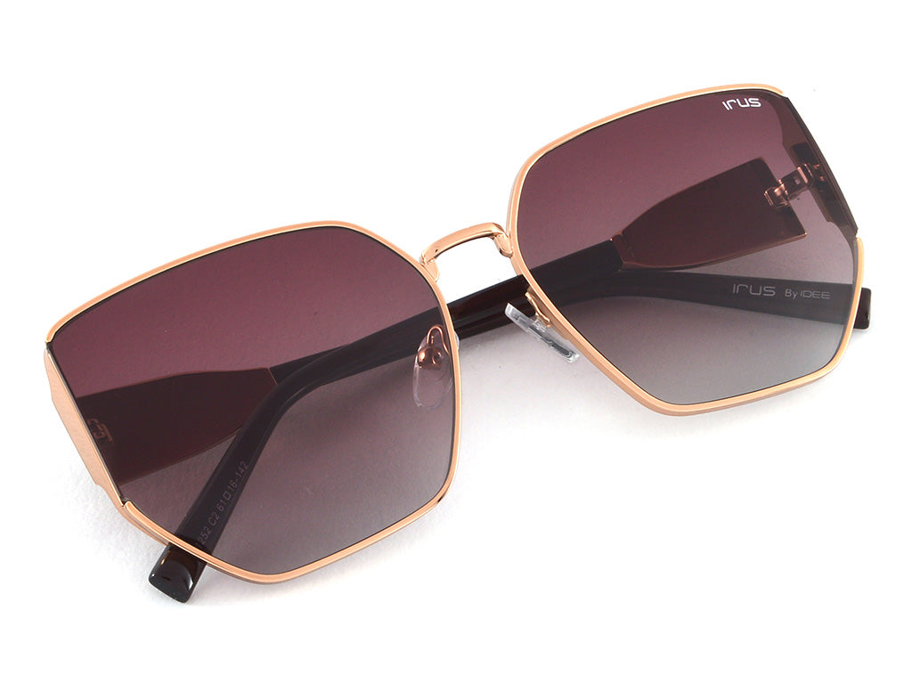 IRUS 1252 Women Hexagonal Sunglasses