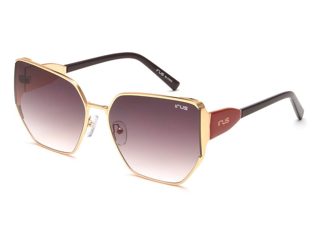 IRUS 1252 Women Hexagonal Sunglasses