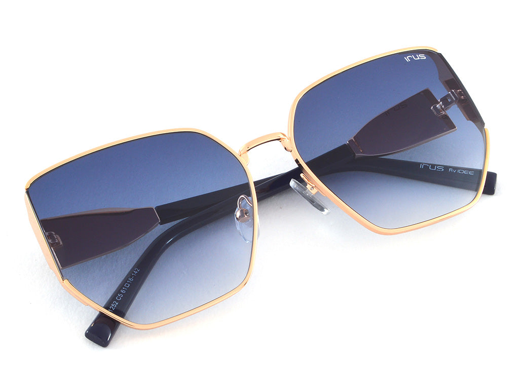 IRUS 1252 Women Hexagonal Sunglasses