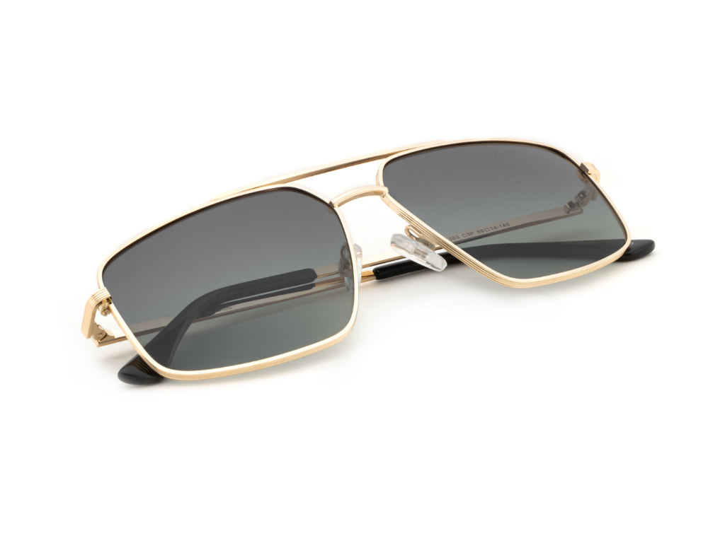 IRUS S1383 Men Pentagon Sunglasses
