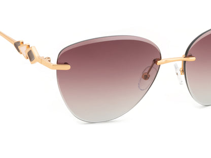 IRUS S1390 Women Oval Sunglasses