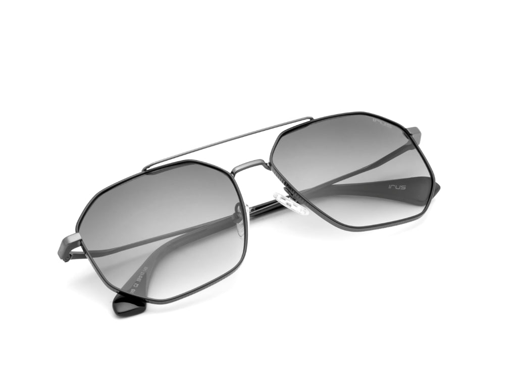 IRUS S1515 Men Hexagon Sunglasses