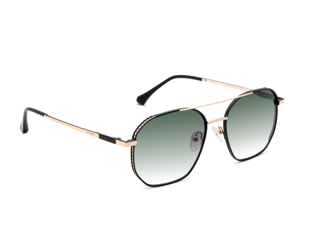IRUS S1528 Men Hexagon Sunglasses