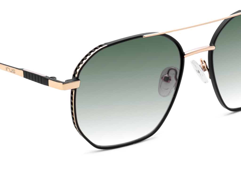 IRUS S1528 Men Hexagon Sunglasses
