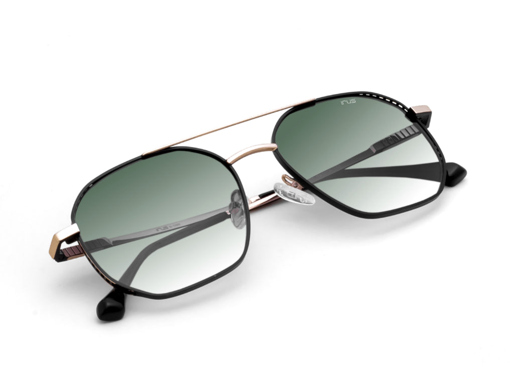 IRUS S1528 Men Hexagon Sunglasses
