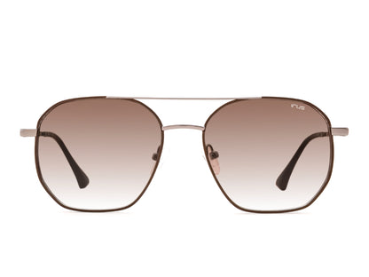 IRUS S1528 Men Hexagon Sunglasses