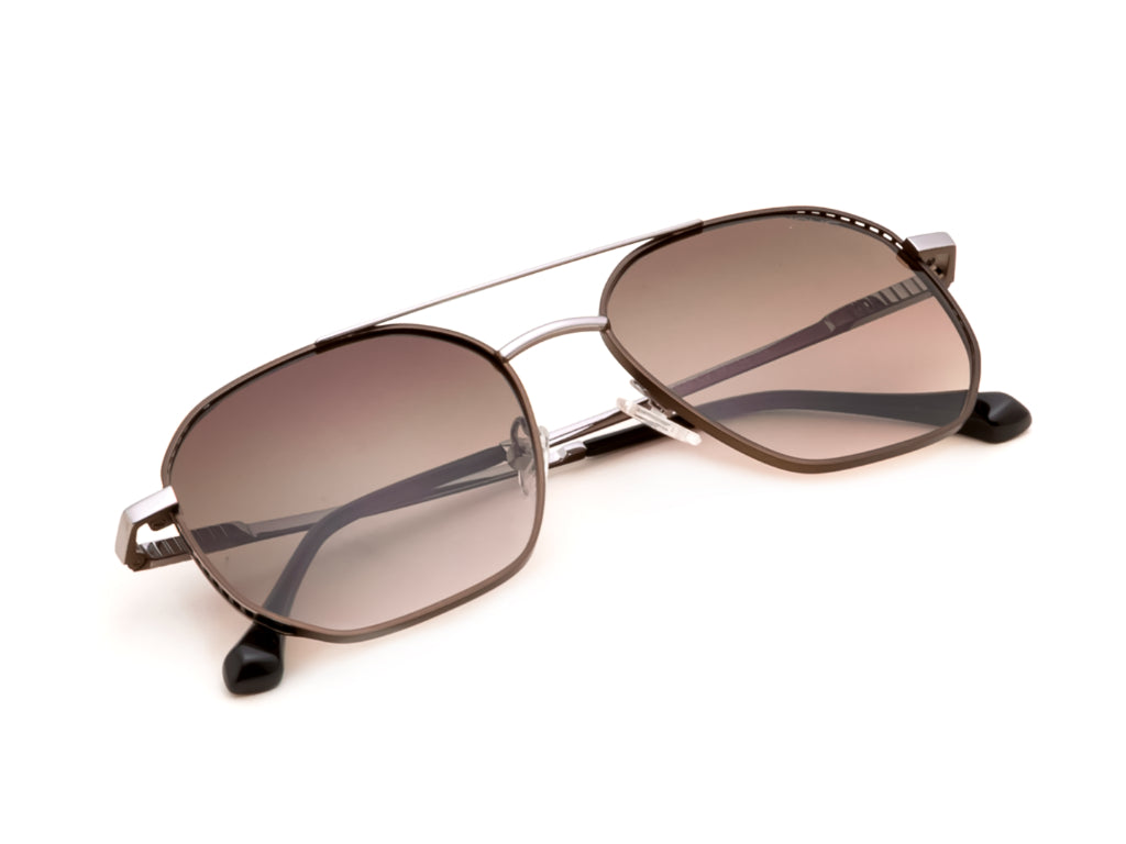 IRUS S1528 Men Hexagon Sunglasses