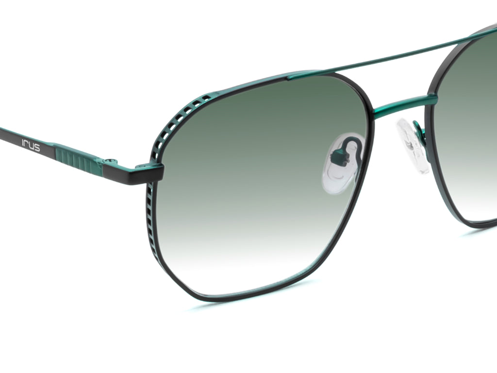 IRUS S1528 Men Hexagon Sunglasses