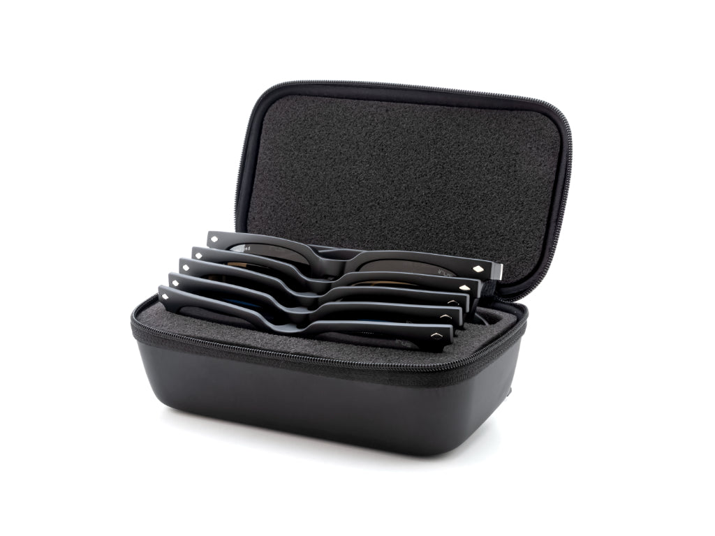 IRUS 3508 Men Square Clip-On Frames with 5 Clip-Ons